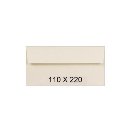 SOBRE SAM AMERICANO 110*220 VERJURADO CREMA 120G VERSAM 210620 C/250U