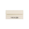 SOBRE SAM AMERICANO 110*220 VERJURADO CREMA 120G VERSAM 210620 C/250U