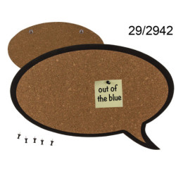 PIZARRA CORCHO SILUETA BOCADILLO 44*29 OOTB 29/2942