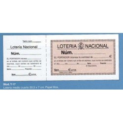 TAL. LOAN LOTERIA T-17 PTE10U