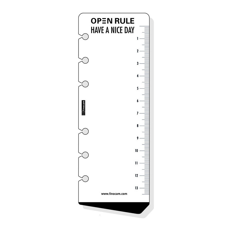 AGENDA RECAMBIO FINOCAM OPEN 400 REGLA C/BANDERITAS ADHESIVAS R459