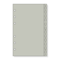 AGENDA RECAMBIO FINOCAM OPEN 400 INDICE A-Z R464