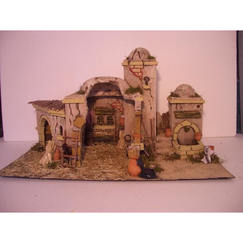 PORTAL CORCHO DECORADO LUZ FUENTE 4006/22 ^