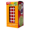 GOMETS REDONDOS 20MM ROJO ROLLO 1770u. APLI 4861