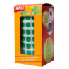 GOMETS REDONDOS 20MM VERDE ROLLO 1770u. APLI 4862