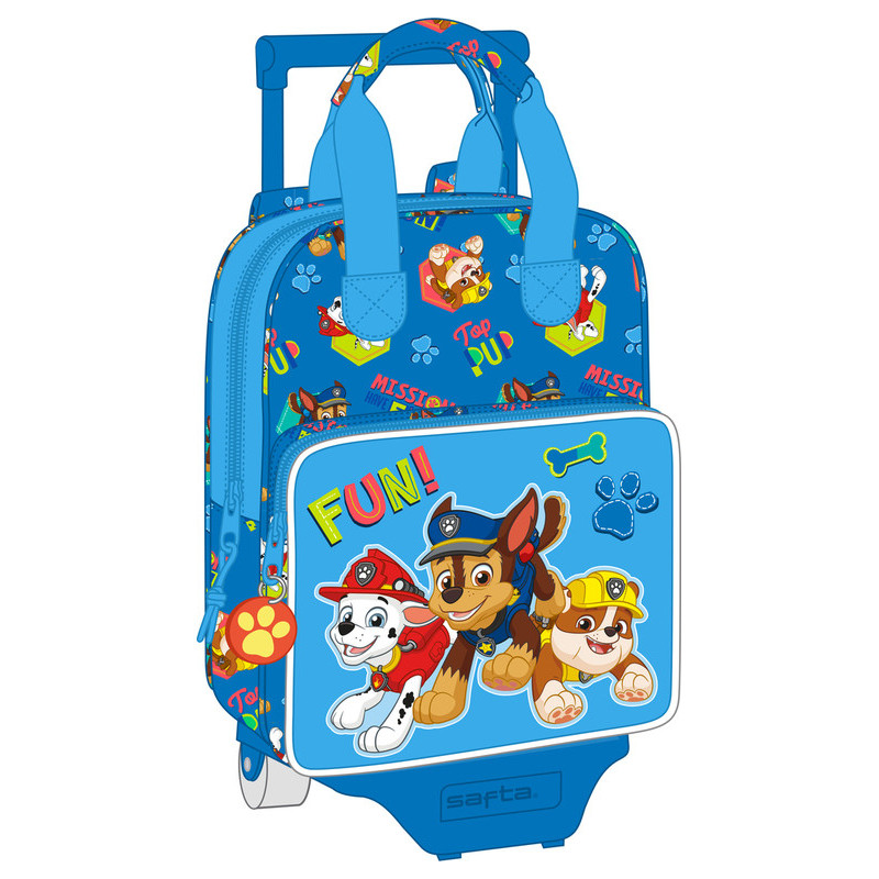 MOCHILA 765+CARRO 805 PAW PATROL "FRIENDSHIP" 612256280 28*20 SAFTA22