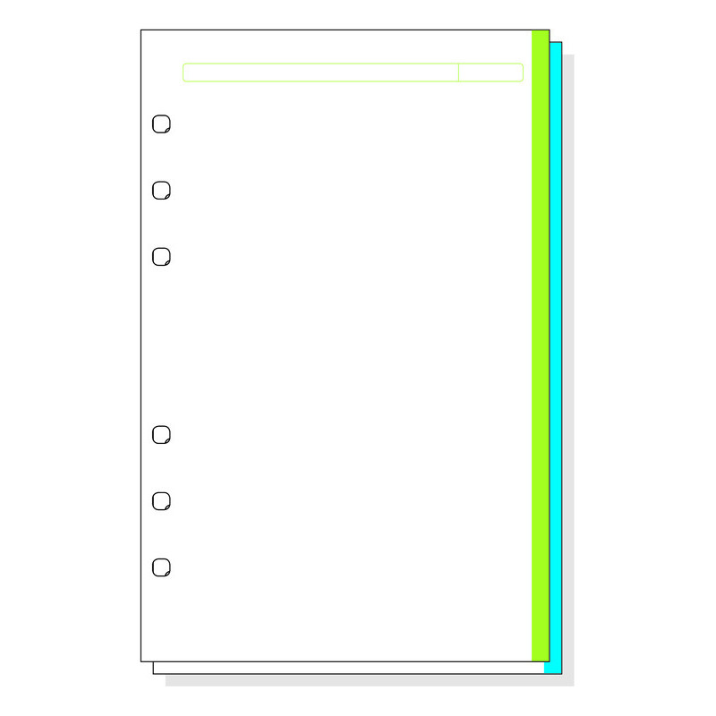 AGENDA RECAMBIO FINOCAM OPEN 500 LISO BANDA COLOR R545