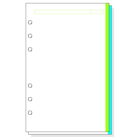 AGENDA RECAMBIO FINOCAM OPEN 500 LISO BANDA COLOR R545