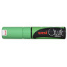 MARCADOR UNI-BALL CHALK TIZA LIQUIDA BISEL PWE-8K VERDE FLUOR