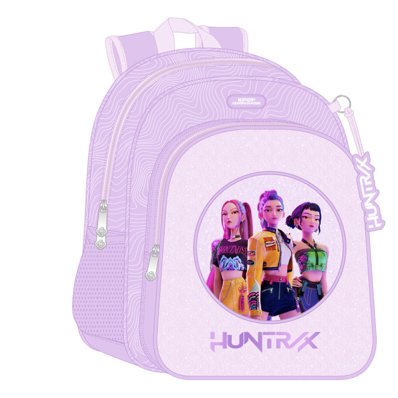 MOCHILA JUNIOR ADAPT.CARRO K-POP DEMON HUNTERS - ICONIC SAFTA26 642667640 38X32