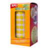 GOMETS REDONDOS 15MM AMARILLO ROLLO 2832u. APLI 4855