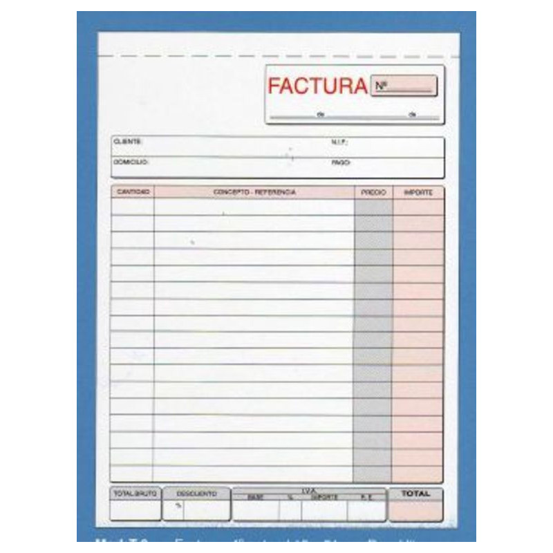 TAL. LOAN FACTURAS T-63  4º DUPLI AUTO PTE 10U