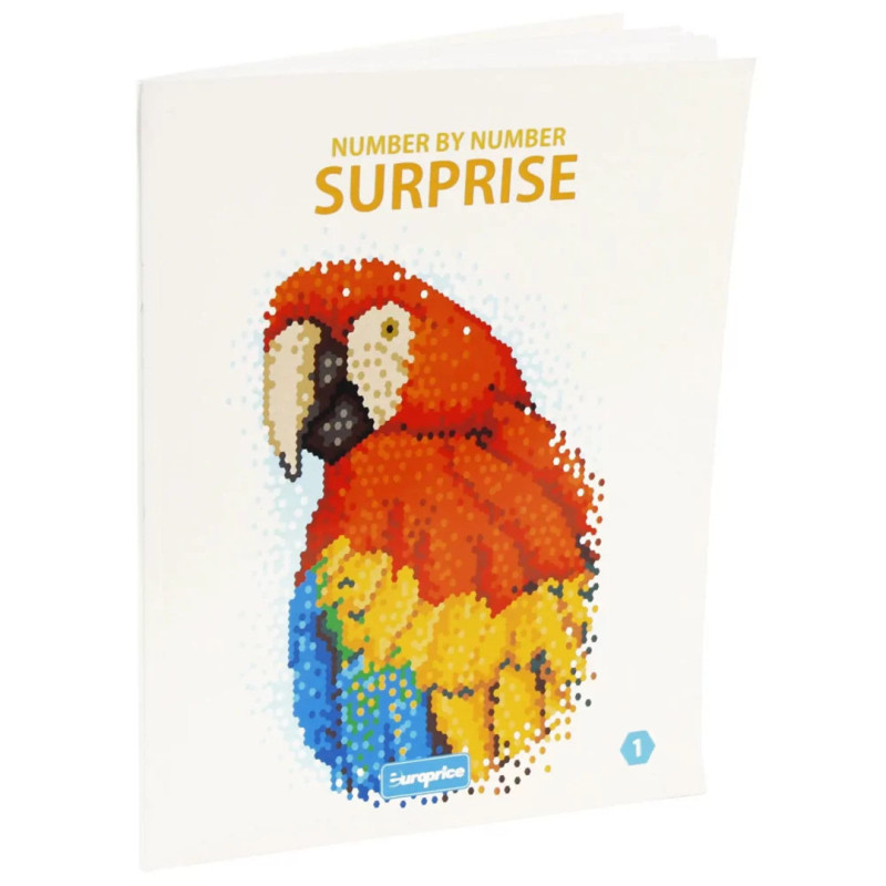 CUADERNO PINTACOLOR EUROPRICE NUMBER BY NUMBER SURPRISE 1-2-3-4 PIA-3975 4MOD