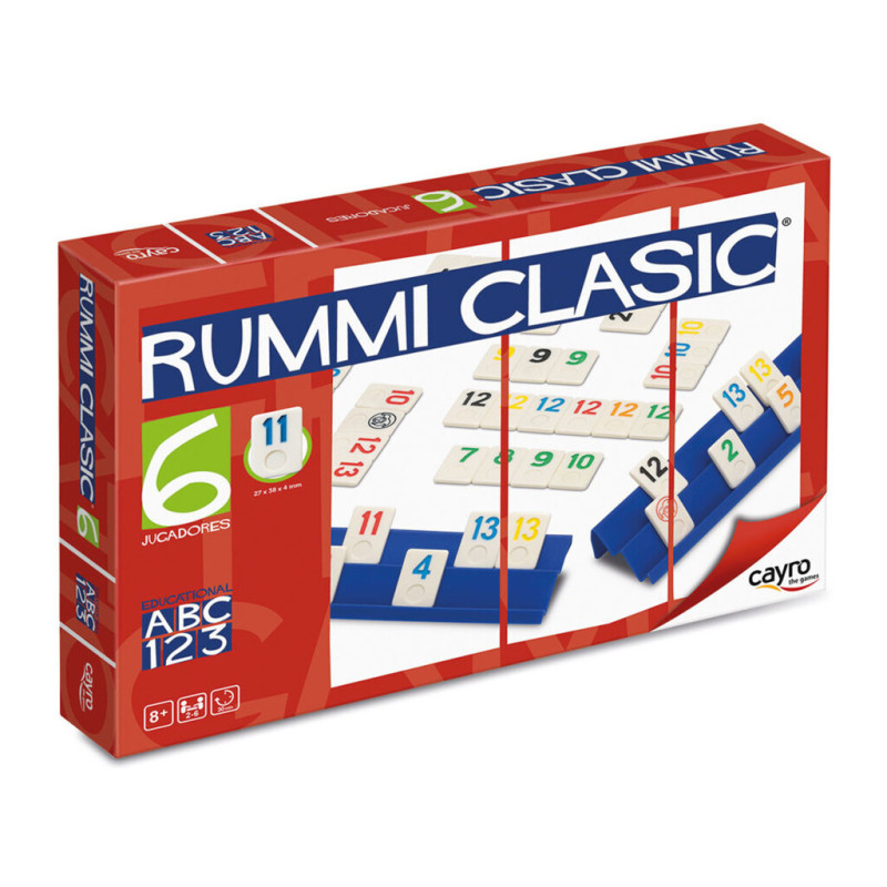 JUEGO RUMMICLASSIC XL FICHA GRANDE 6 JUGADORES CAYRO 744