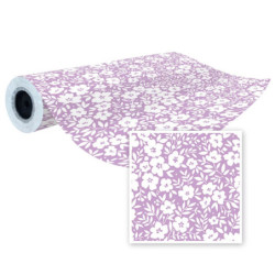PAPEL REGALO EUROPRICE ROLLO 62CM FLORES SUAVES IG4897