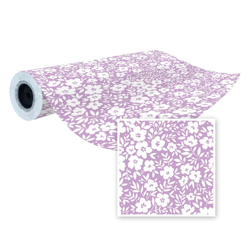 PAPEL REGALO EUROPRICE ROLLO 62CM FLORES SUAVES IG4897