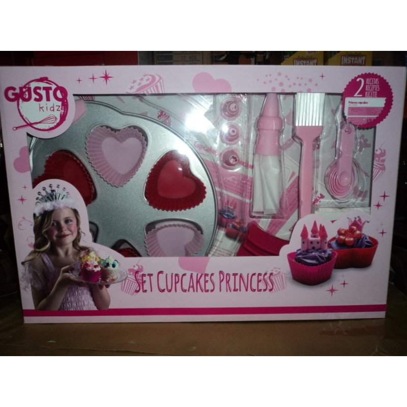 JUEGO COCINA SET PASTELERIA PRINCESA GUSTO KIDZ 8 PIEZAS 930401 ^