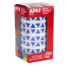 GOMETS TRIANGULARES 20x20x20MM AZUL ROLLO 2596u. APLI 4868