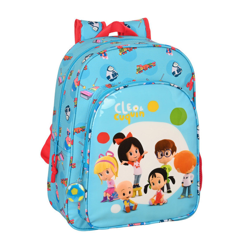 MOCHILA INFANTIL ADAPTABLE CLEO & CUQUIN "GOOD NIGHT" 612259185 34*26 SAFTA22