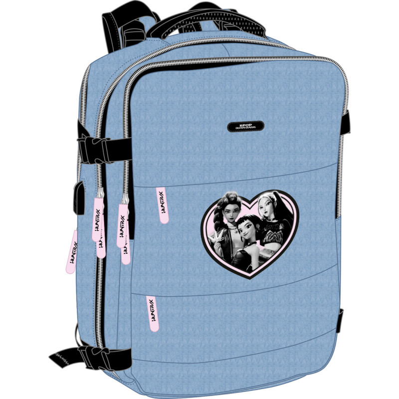 MOCHILA VIAJE CABINA PORTATIL 15,6'' K-POP DEMON HUNTERS - HUNTR/X SAFTA26 642651834 44X29