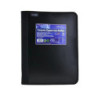 CARPETA 4A 25 CREMALLERA OFFICEBOX PP BORDE TELA SUPRA NEGRO UNIDAD 574