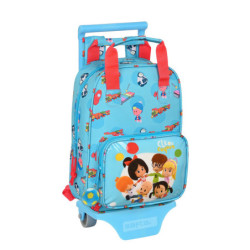 MOCHILA 765+CARRO 805 CLEO & CUQUIN "GOOD NIGHT" 612259280 28*20 SAFTA22