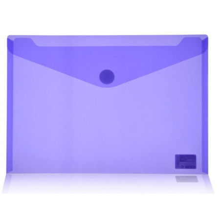 DOSSIER VELCRO A-4 OFFICE BOX VIOLETA TRANSPARENTE PTE 10U 90111-MO