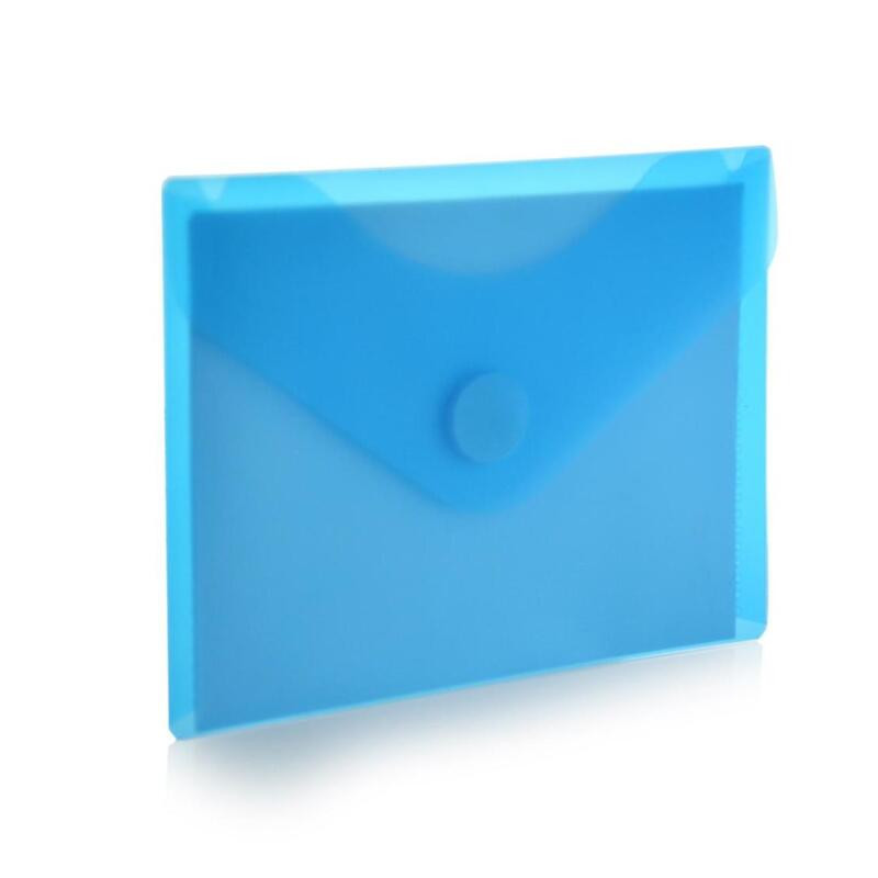 DOSSIER VELCRO A-6 OFFICE BOX AZUL TRANSPARENTE PTE 10U 90926