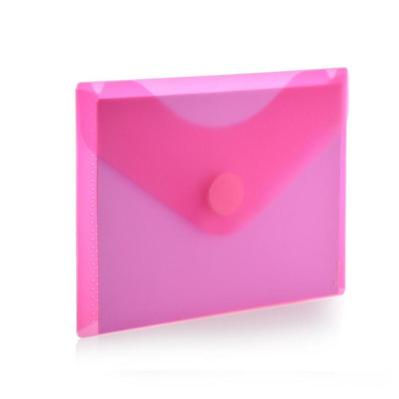 DOSSIER VELCRO A-6 OFFICE BOX ROJO TRANSPARENTE PTE 10U 90946