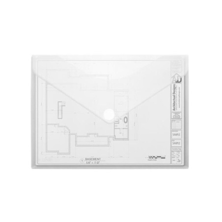 DOSSIER VELCRO OFFICEBOX 50*70 TRANSPARENTE BOLSA 5U 91761