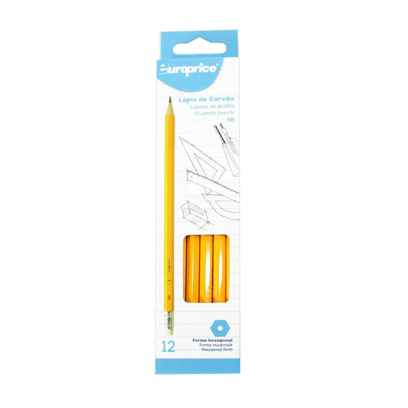 LAPIZ MADERA GRAFITO EUROPRICE C/12U MO8438