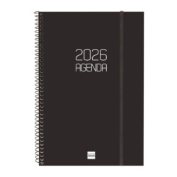 AGENDA OPAQUE E11 SVV 2026 NEGRO+ FINOCAM26 742836026 172 X 14 X 242 MM