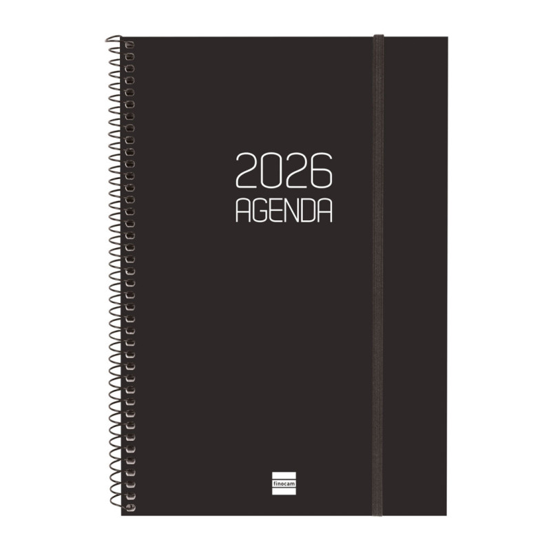 AGENDA OPAQUE E11 SVV 2026 NEGRO+ FINOCAM26 742836026 172 X 14 X 242 MM