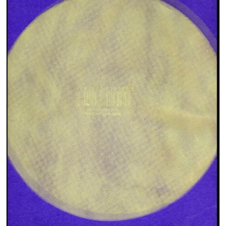 TUL MALLA GRUESA REDONDO 25CM BEIGE PTE 200U ^