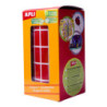 GOMETS RECTANGULARES 20x10MM ROJO ROLLO 3540u. APLI 4885
