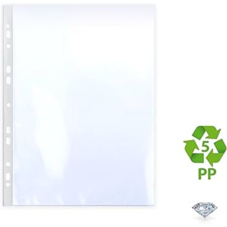 FUNDA FOLIO MULTITALADRO OFFICE BOX PTE 10U 80 MICRAS 49810