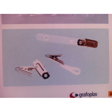 PINZA IDENTIFICACION C/TIRA GRAFOPLAS