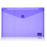 DOSSIER VELCRO A-4 OFFICE BOX VIOLETA TRANSPARENTE PTE 10U 90111-MO