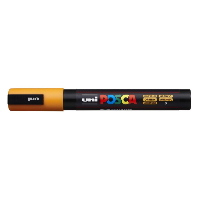 MARCADOR UNI-BALL POSCA PC-5M PUNTA REDONDA 1,8-2,5MM NARANJA MEDIO -3-