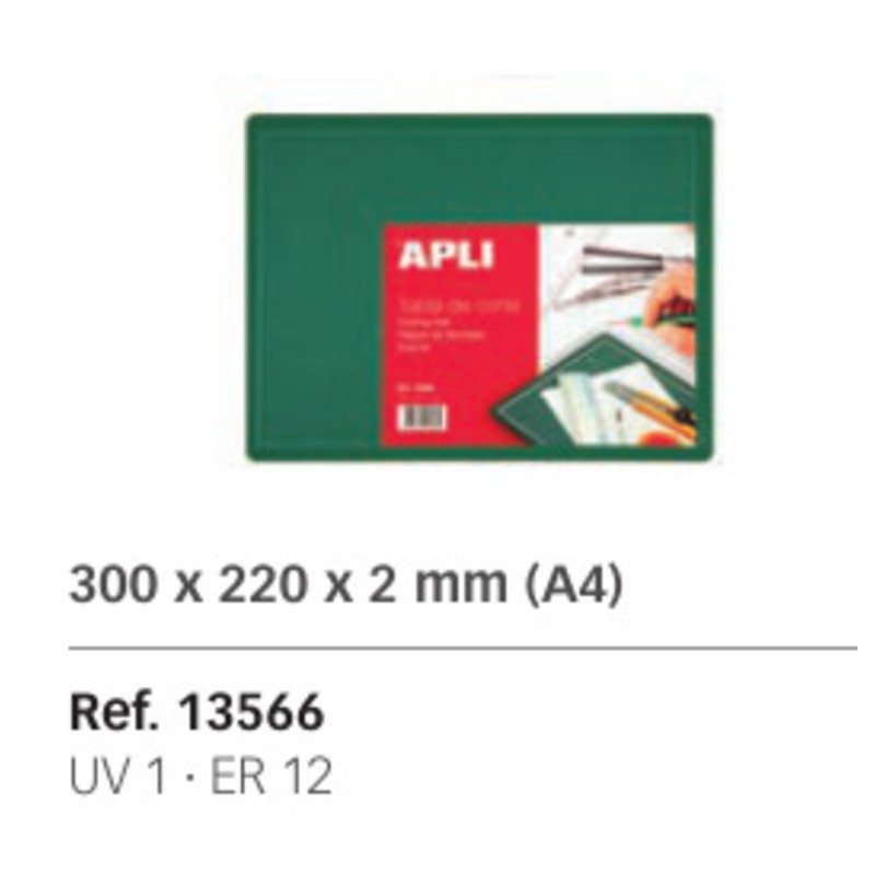 PLANCHA CORTE APLI 22*30 SILICONA VERDE 13566