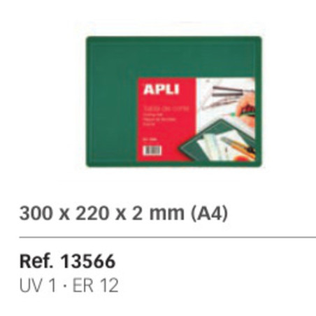 PLANCHA CORTE APLI 22*30 SILICONA VERDE 13566