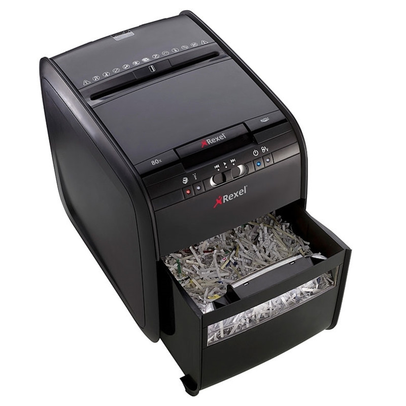 DESTRUCTORA REXEL AUTO+ 90X CORTE PARTICULAS ALIMENTADOR 90H 2103080EUA ESSELTE