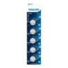 PILA PHILIPS BOTON ALCALINA CR2025 BLISTER 5 UNIDADES CARTON TREPADO CR2025P5