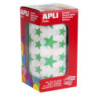 GOMETS ESTRELLAS GRANDES Y PEQUEÑAS VERDE ROLLO 2360u. APLI 4890