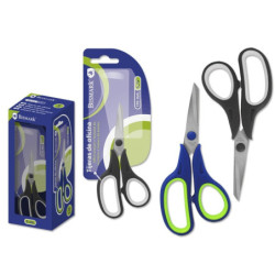 TIJERA BAT OFICINA 170MM C/GOMA POESSA 323822