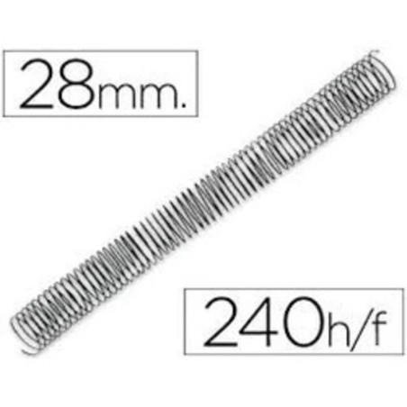 ESPIRAL 28MM PASO 56 C/50U DHP