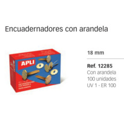 ENCUADERNADORES APLI 18MM C/100 12285