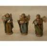 GRUPO 3 ANGELES LIENZADOS PIE MUSICA 14CM 420F ^