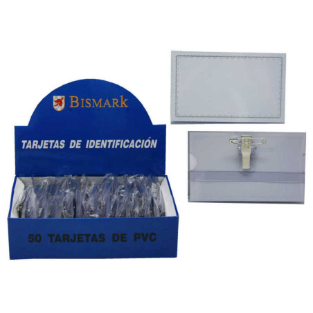 FUNDA IDENTIFICACION FUNDA PINZA,IMPERDIBLE C/50U POESSA 304528