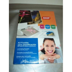 FUNDA PLASTIFICAR 297*420 A-3 125M  C/100U DHP